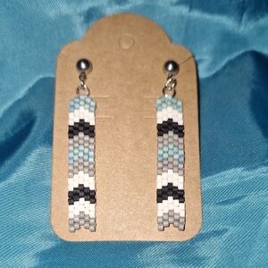 Elegant Beaded Dangle Earrings